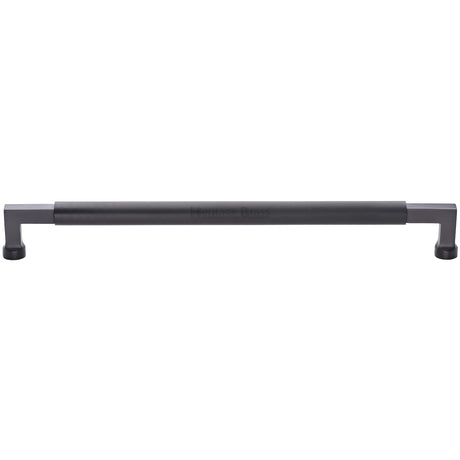 High quality image of the Heritage Brass Bauhaus Knurled Appliance Pull 483mm Matt Bronze Finish
 | Sku. V1315-483-MB | Trade Door Handles