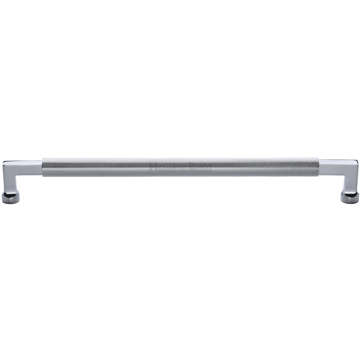 High quality image of the Heritage Brass Bauhaus Knurled Appliance Pull 483mm Polished Chrome Finish
 | Sku. V1315-483-PC | Trade Door Handles