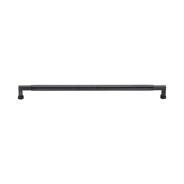 High quality image of the Heritage Brass Door Pull Handle Hammered Bauhaus Design 330mm Matt Bronze | Sku. V1317-330-MB | Trade Door Handles