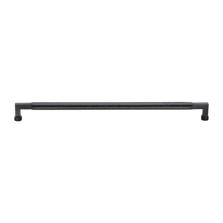 High quality image of the Heritage Brass Door Pull Handle Hammered Bauhaus Design 483mm Matt Bronze | Sku. V1317-483-MB | Trade Door Handles