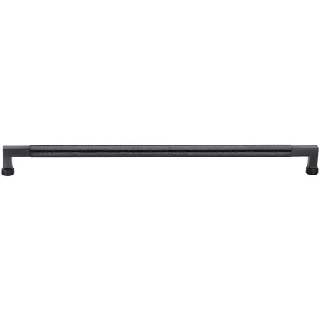 High quality image of the Heritage Brass Door Pull Handle Hammered Bauhaus Design 635mm Matt Bronze finish
 | Sku. V1317-635-MB | Trade Door Handles