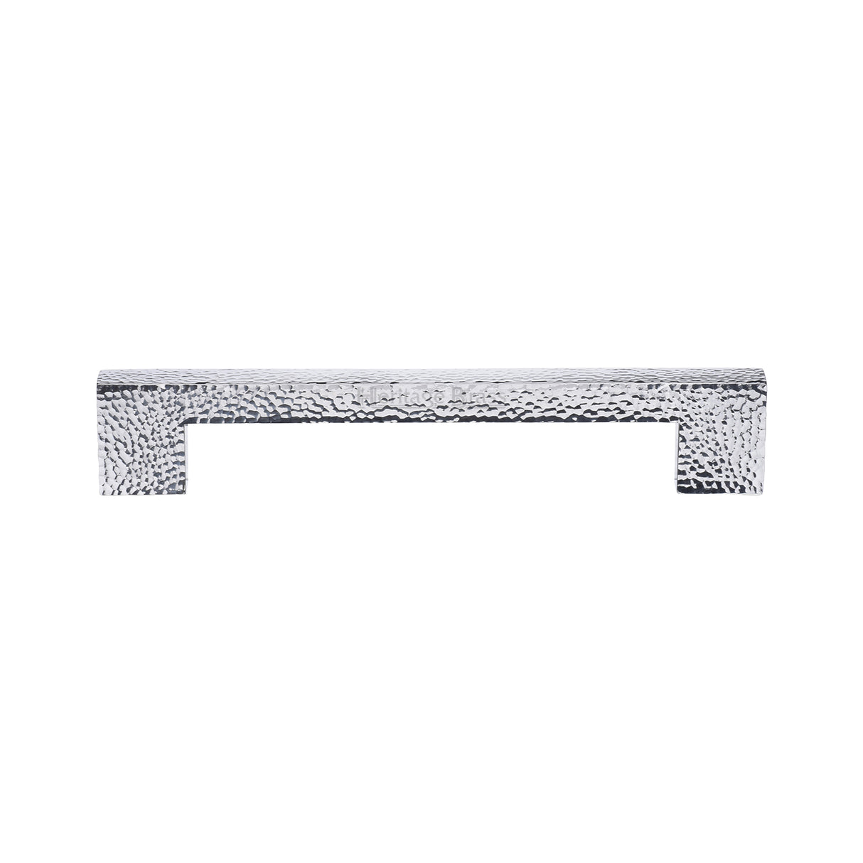 High quality image of the Heritage Brass Door Pull Handle Metro Hammered Design 305mm Polished Chrome Finish
 | Sku. V1395-305-PC | Trade Door Handles