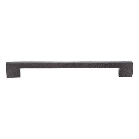 High quality image of the Heritage Brass Door Pull Handle Metro Hammered Design 457mm Matt Bronze Finish
 | Sku. V1395-457-MB | Trade Door Handles