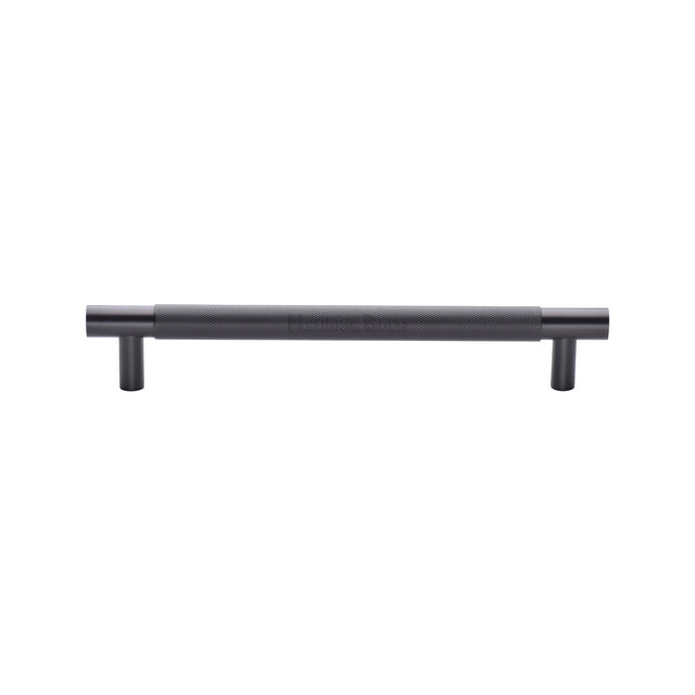 High quality image of the Heritage Brass Appliance Pull Knurled Design 305mm Matt Bronze Finish
 | Sku. V1465-305-MB | Trade Door Handles