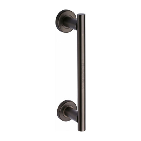 High quality image of the Heritage Brass Classic Door Pull Handle 280mm Matt Bronze Finish
 | Sku. v2057-280-mb | Discounted prices available from Trade Door Handles