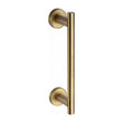 High quality image of the Heritage Brass Classic Door Pull Handle 280mm Satin Brass Finish
 | Sku. v2057-280-sb | Discounted prices available from Trade Door Handles