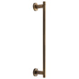 High quality image of the Heritage Brass Classic Door Pull Handle 489mm Antique Brass Finish
 | Sku. v2057-489-at | Discounted prices available from Trade Door Handles