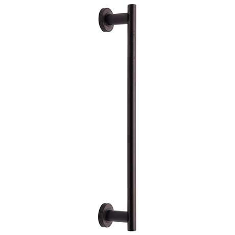 High quality image of the Heritage Brass Classic Door Pull Handle 489mm Matt Bronze Finish
 | Sku. v2057-489-mb | Discounted prices available from Trade Door Handles