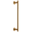 High quality image of the Heritage Brass Classic Door Pull Handle 489mm Satin Brass Finish
 | Sku. v2057-489-sb | Discounted prices available from Trade Door Handles
