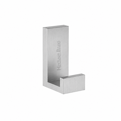 High quality image of the Heritage Brass Linea Robe Hook Satin Chrome Finish
 | Sku. v3435-sc | Discounted prices available from Trade Door Handles