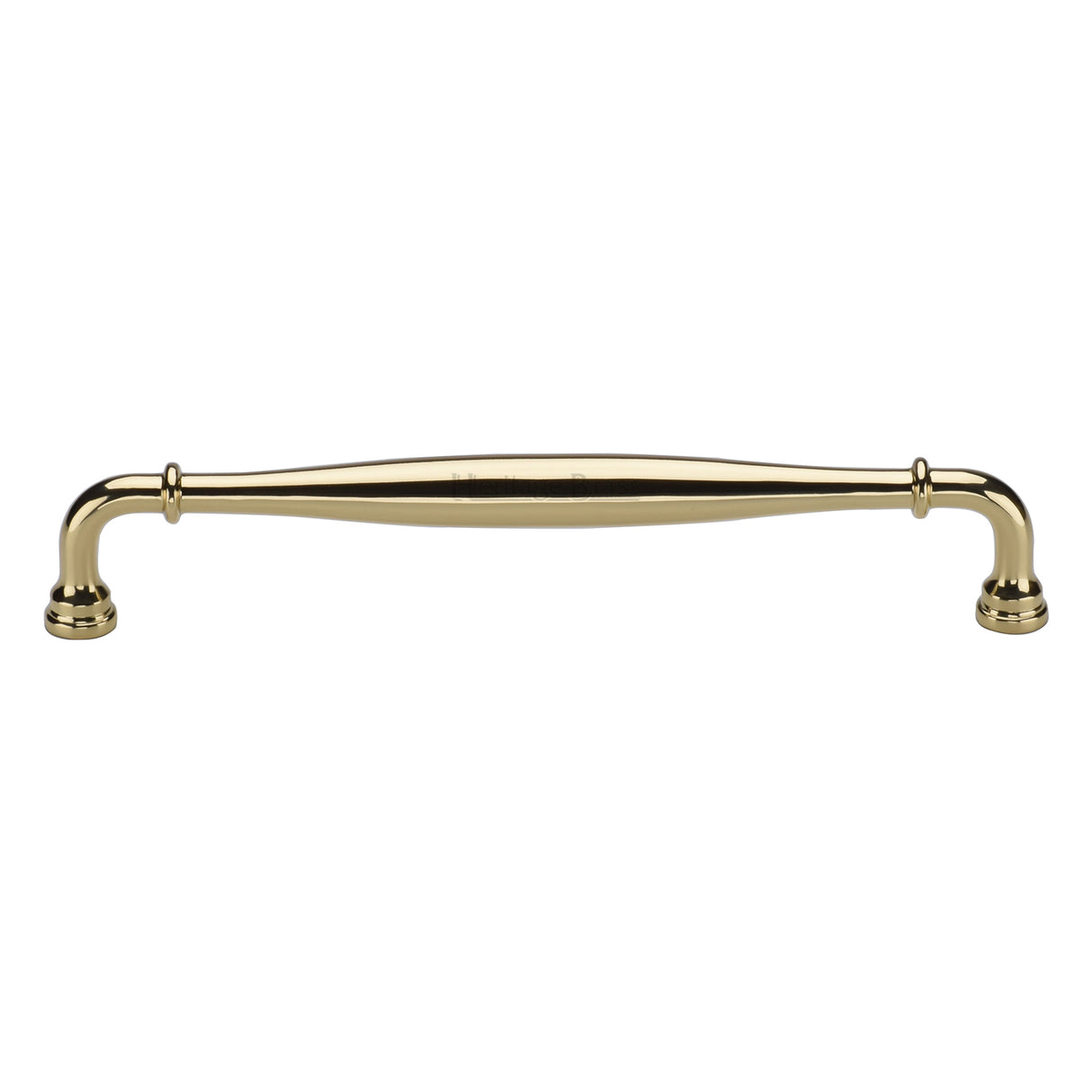 High quality image of the Heritage Brass Henley Traditional Door Pull 329mm Polished Brass finish | Sku. V3960-329-PB | Trade Door Handles