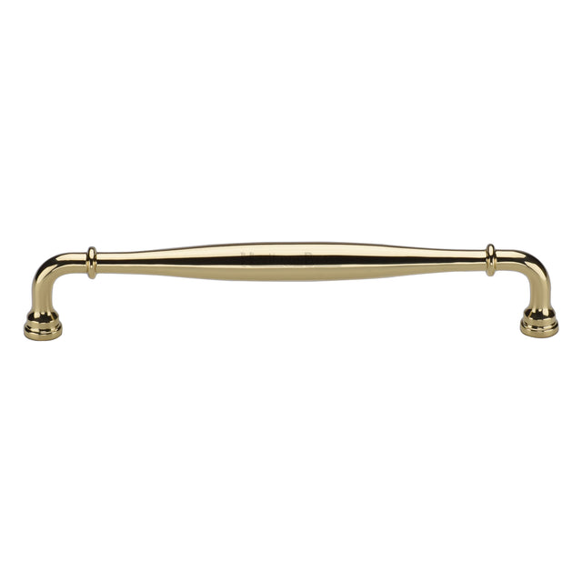 High quality image of the Heritage Brass Henley Traditional Door Pull 329mm Polished Brass finish | Sku. V3960-329-PB | Trade Door Handles