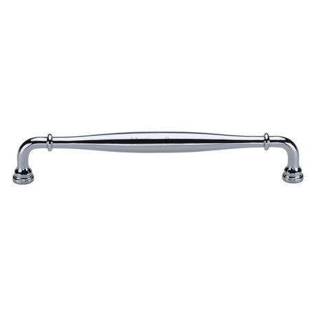 High quality image of the Heritage Brass Henley Traditional Door Pull 329mm Polished Chrome finish | Sku. V3960-329-PC | Trade Door Handles