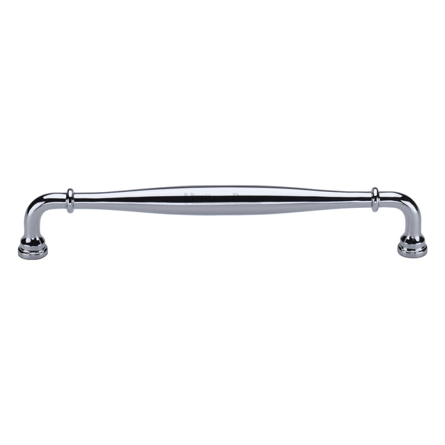 High quality image of the Heritage Brass Henley Traditional Door Pull 329mm Polished Chrome finish | Sku. V3960-329-PC | Trade Door Handles