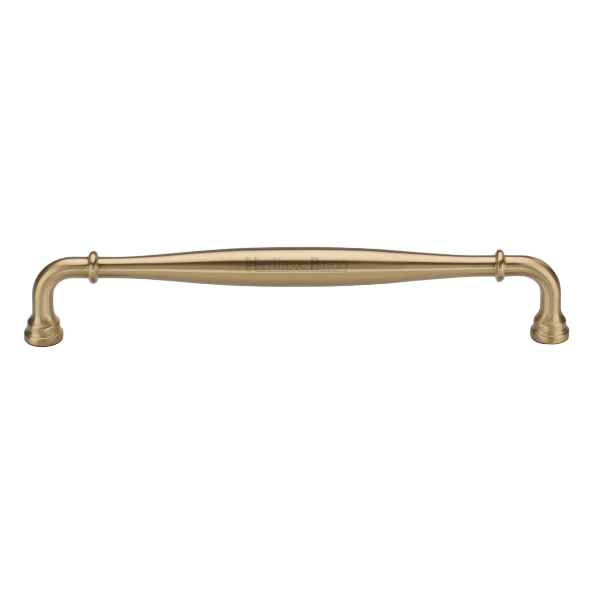 High quality image of the Heritage Brass Henley Traditional Door Pull 329mm Satin Brass finish | Sku. V3960-329-SB | Trade Door Handles