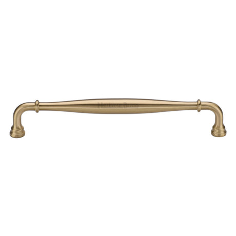 High quality image of the Heritage Brass Henley Traditional Door Pull 329mm Satin Brass finish | Sku. V3960-329-SB | Trade Door Handles