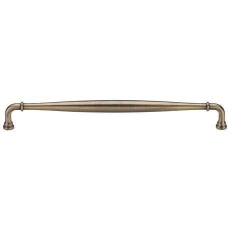 High quality image of the Heritage Brass  Henley Traditional Door Pull 481mm Antique Brass finish | Sku. V3960-481-AT | Trade Door Handles