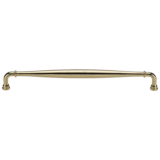 High quality image of the Heritage Brass  Henley Traditional Door Pull 481mm Polished Brass finish | Sku. V3960-481-PB | Trade Door Handles
