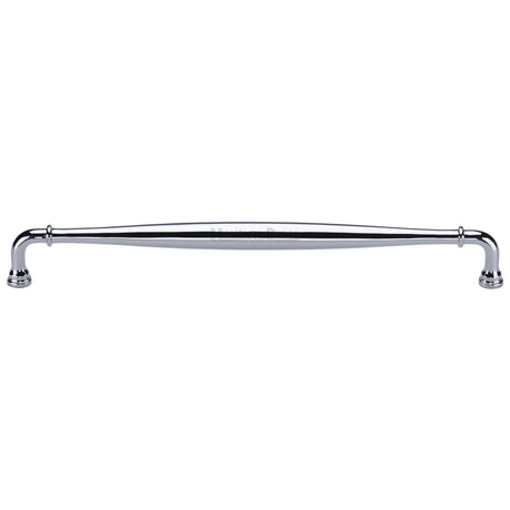 High quality image of the Heritage Brass  Henley Traditional Door Pull 481mm Polished Chrome finish | Sku. V3960-481-PC | Trade Door Handles