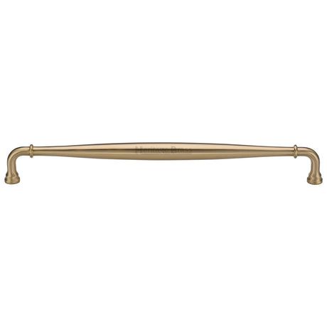 High quality image of the Heritage Brass  Henley Traditional Door Pull 481mm Satin Brass finish | Sku. V3960-481-SB | Trade Door Handles