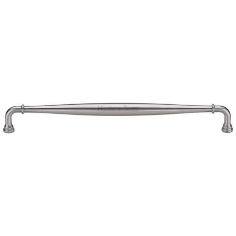 High quality image of the Heritage Brass  Henley Traditional Door Pull 481mm Satin Nickel finish | Sku. V3960-481-SN | Trade Door Handles