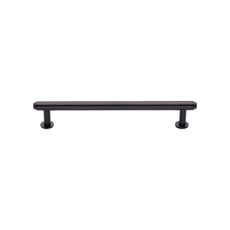 High quality image of the Heritage Brass Cabinet Pull Step Design with 16mm Rose 128mm CTC Matt Bronze Finish | Sku. v4411-128-mb | Discounted prices available from Trade Door Handles