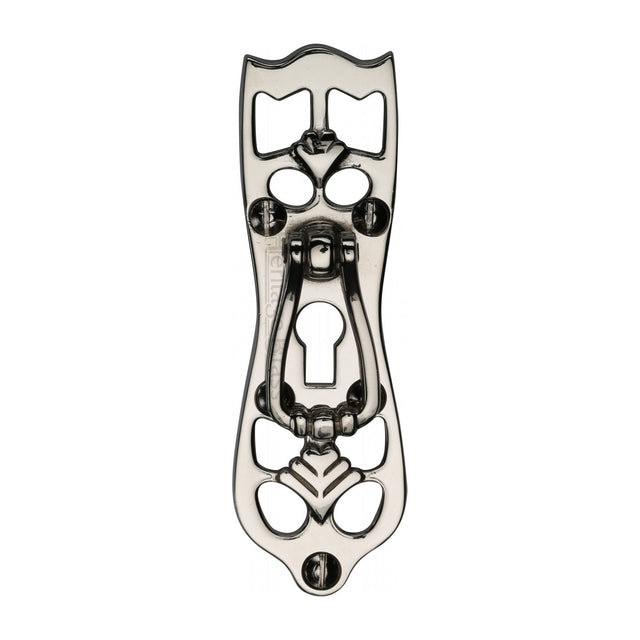 High quality image of the Heritage Brass Cabinet Pull Ornate Design Polished Nickel Finish | Sku. v5023-pnf | Discounted prices available from Trade Door Handles