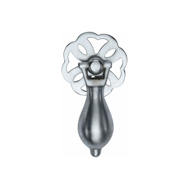 High quality image of the Heritage Brass Cabinet Pull Satin Chrome Finish | Sku. v5025-sc | Discounted prices available from Trade Door Handles