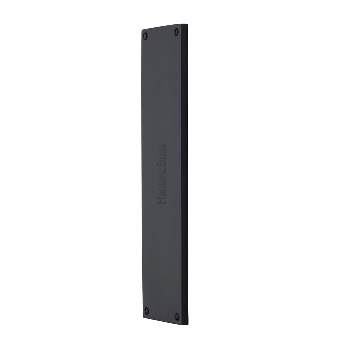 High quality image of the Heritage Brass Fingerplate 310mm Matt Black Finish | Sku. v741-310-bkmt | Discounted prices available from Trade Door Handles