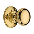 High quality image of Heritage Brass Mortice Knob on Rose Chester Design Polished Brass finish | Sku. v876-pb | available to order from Trade Door Handles in Kendal.