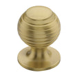 High quality image of the Heritage Brass Cabinet Knob Beehive Design 38mm Satin Brass Finish | Sku. v976-38-sb | Discounted prices available from Trade Door Handles