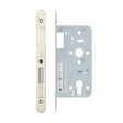 High quality image of the Vier - Din Euro Deadlock- Backset 55mm - 2 Pc Forend - Radius - Stain Stainless Steel | Sku. vdl0055-r-sss | available to order from Trade Door Handles.