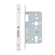 High quality image of the Vier - Din Euro Deadlock- Backset 60mm - 2 Pc Forend - Square - Polished Stainless Steel | Sku. vdl0060-pss | available to order from Trade Door Handles.