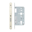High quality image of the Vier - Din Euro Deadlock- Backset 60mm - 2 Pc Forend - Radius - Stain Stainless Steel | Sku. vdl0060-r-sss | available to order from Trade Door Handles.