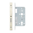 High quality image of the Vier - Din Euro Deadlock- Backset 60mm - 2 Pc Forend - Square - Stain Stainless Steel | Sku. vdl0060-sss | available to order from Trade Door Handles.