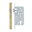 High quality image of the Vier - Din Nightlatch - Backset 55mm - 2 Pc Forend - Square - PVD Satin Brass | Sku. vdl7255-nl-pvdsb | available to order from Trade Door Handles.