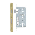 High quality image of the Vier - Din Euro Sashlock- Backset 55mm - 2 Pc Forend - Radius - PVDSB- Satin Brass Effect | Sku. vdl7255-r-pvdsb | available to order from Trade Door Handles.