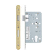 High quality image of the Vier - Din Euro Sashlock- Backset 60mm - 2 Pc Forend - Radius - PVDSB- Satin Brass Effect | Sku. vdl7260-r-pvdsb | available to order from Trade Door Handles.