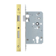 High quality image of the Vier - Din Euro Sashlock- Backset 60mm - 2 Pc Forend - Square - PVDG- Single Throw | Sku. vdl7260-st-pvdg | available to order from Trade Door Handles.