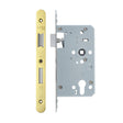 High quality image of the Vier - Din Euro Sashlock- Backset 60mm - 2 Pc Forend - Radius - PVDG - Single Throw | Sku. vdl7260-st-r-pvdg | available to order from Trade Door Handles.