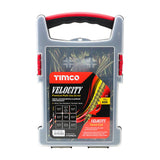 This is an image of Timco - Velocity Premium Multi-Use Screws - Grab Pack - PZ - Double Countersunk - Yellow - (600 PCS Tray) VYGPACK