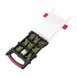 This is an image of Timco - Velocity Premium Multi-Use Screws - Grab Pack - PZ - Double Countersunk - Yellow - (600 PCS Tray) VYGPACK