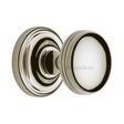 High quality image of the Heritage Brass Mortice Knob on Rose Whitehall Design Polished Nickel Finish
 | Sku. whi6429-pnf | Discounted prices available from Trade Door Handles