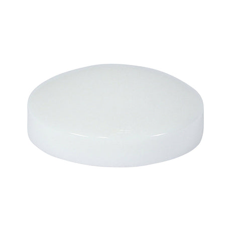 This is an image of Timco - Two Piece Screw Caps - White To fit 3.5 to 4.2 Screw - (100 PCS TIMpac) WHITEPLAST