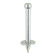 This is an image of Timco - Masonry Nails - Washered - Zinc 50 x 3.70mm (100 PCS Box) WMN50