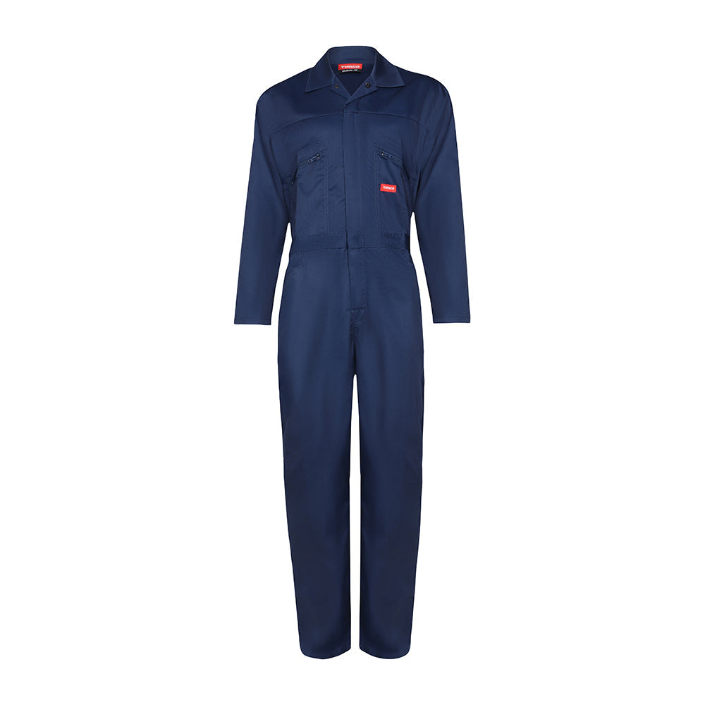 This is an image of Timco - Workman Overall - Maritime Blue Medium 42 (1 Each Bag) WOMBM