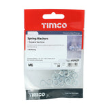 This is an image of Timco - Spring Washers - Zinc M6 - (30 PCS TIMpac) WSP6ZP