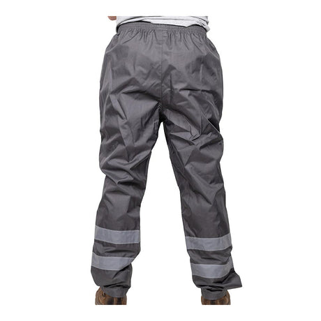 This is an image of Timco - Waterproof Trousers - Charcoal Medium (1 Each Bag) WT901M