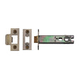 High quality image of York Security - Architectural Tubular Latch 4" - Antique Brass | Sku. ykal4n-at | available to order from Trade Door Handles in Kendal.