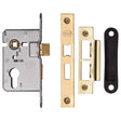 High quality image of the M.Marcus Euro Sash Lock 2 1/2 Polished Brass Finish | Sku. ykasle2-pb | Discounted prices available from Trade Door Handles